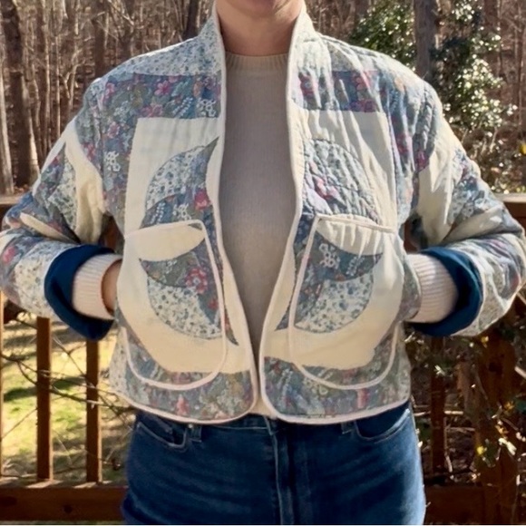 Handmade quilted jacket - Picture 6 of 7